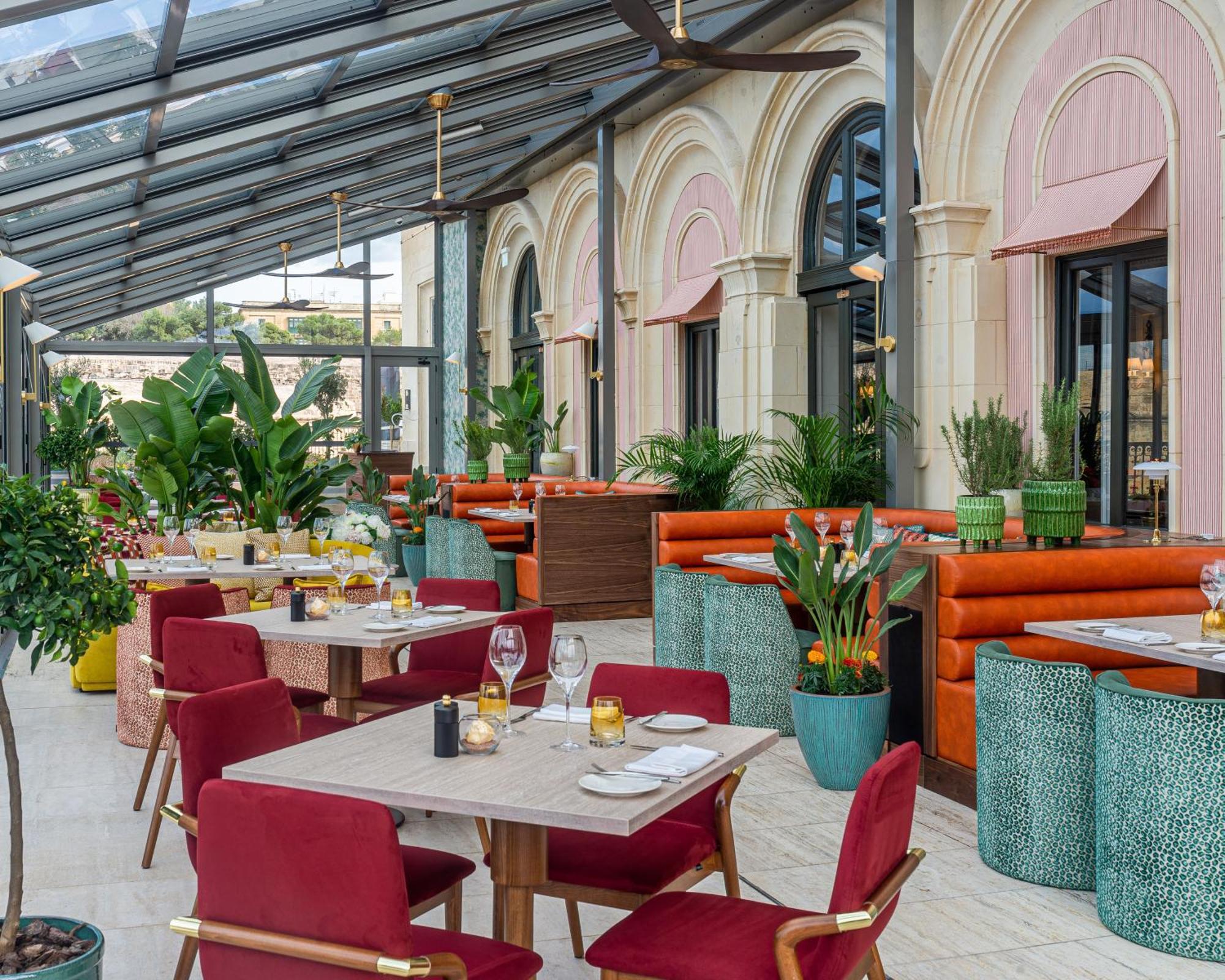 The Phoenicia Malta Floriana Luaran gambar Restaurant in the hotel